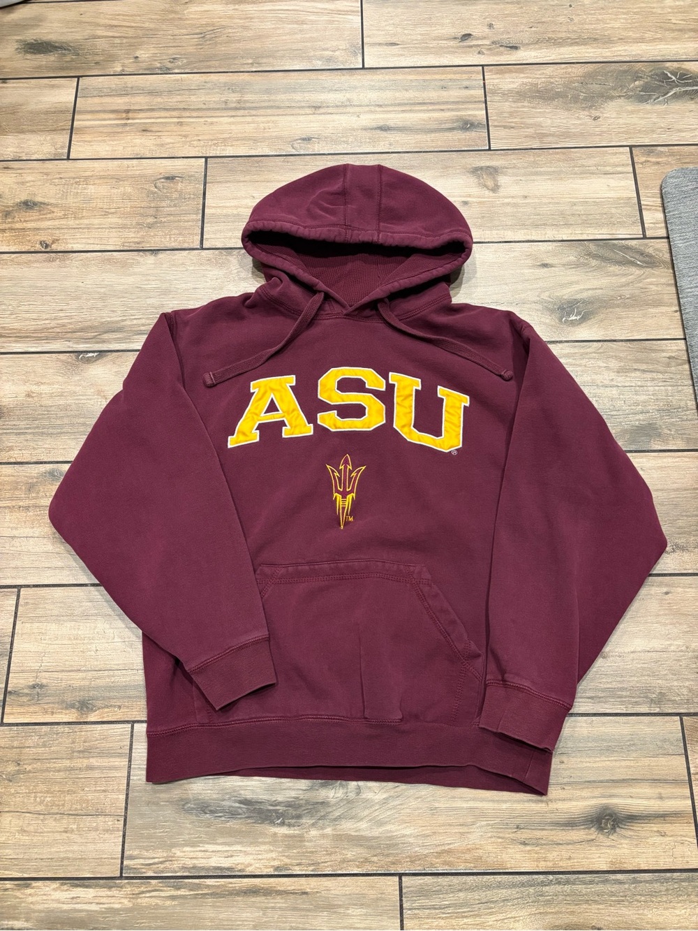 Campus Drive Arizona State University ASU Sun Devils Maroon Hoodie Sweatshirt S